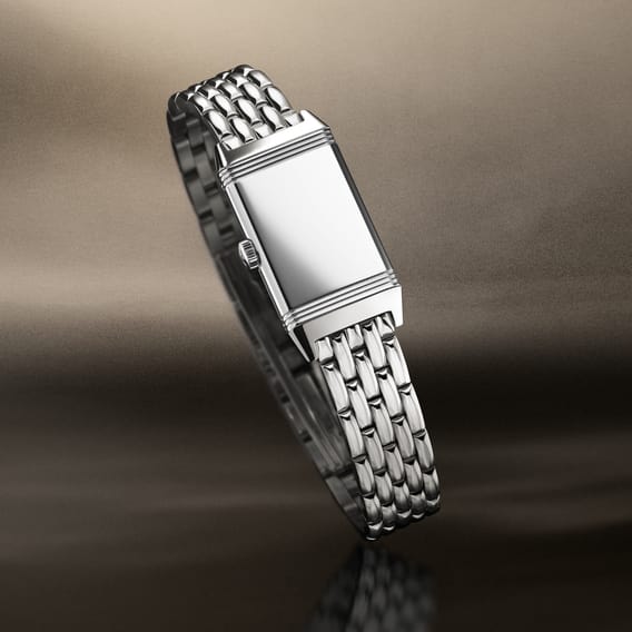 Stainless Steel Reverso Classic Monoface 'Origin' Woman Watch