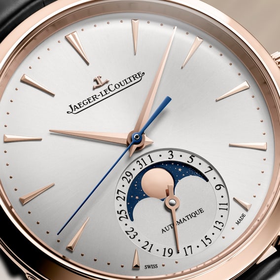 Jaeger-LeCoultre Master Ultra Thin Moon 36 in pink gold
