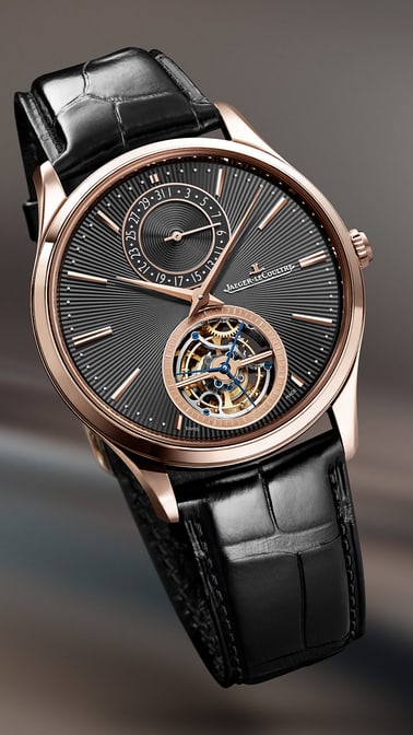 ピンクゴールド製メンズウォッチ マスター・ウルトラスリム・トゥール