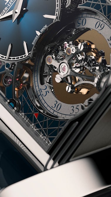 White Gold Reverso Hybris Artistica Calibre 179 Watch