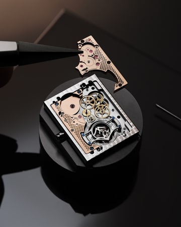 Jaeger-LeCoultre Reverso Tribute Duoface Tourbillon - Q392242J - Savoir-faire calibre composants