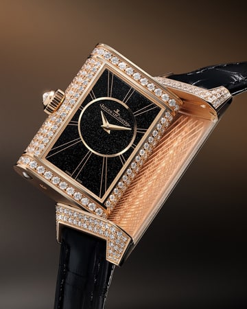 Pink Gold Ladies Watch Manual winding Reverso One Duetto Jewellery