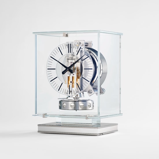 Reference Q5165101 Atmos 561 by Marc Newson | A baccarat crystal atmos clock  with month and moon phases, Made to commemorate the 80th anniversary of the atmos  clock, Circa 2008 | Important Watches | 2023 | Sotheby's