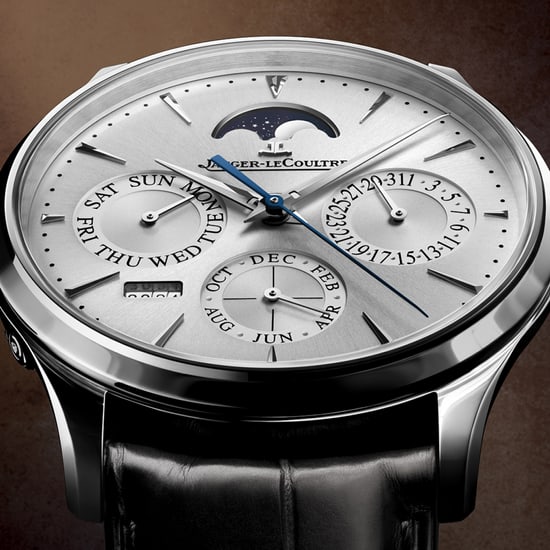 Jaeger-LeCoultre Master Ultra Thin Perpetual Calendar aus Edelstahl Q114842J – Zifferblatt Close-Up