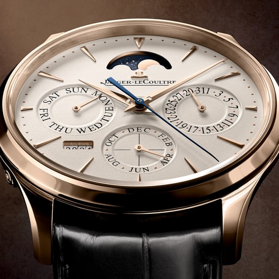 Jaeger-LeCoultre Master Ultra Thin Perpetual Calendar Pink Gold Q1142510 - Dial Close-Up