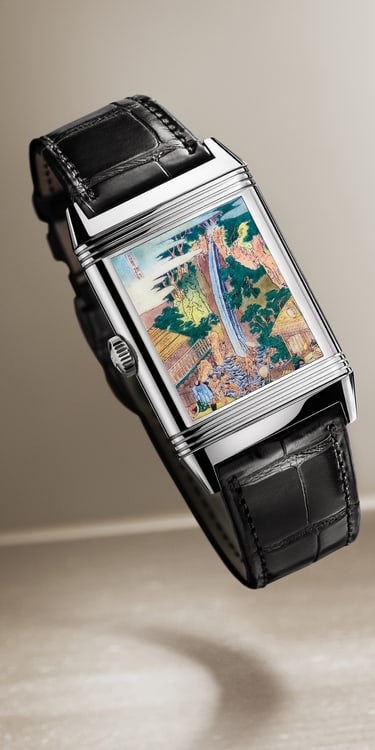 Enamel Hokusai Rōben Waterfall