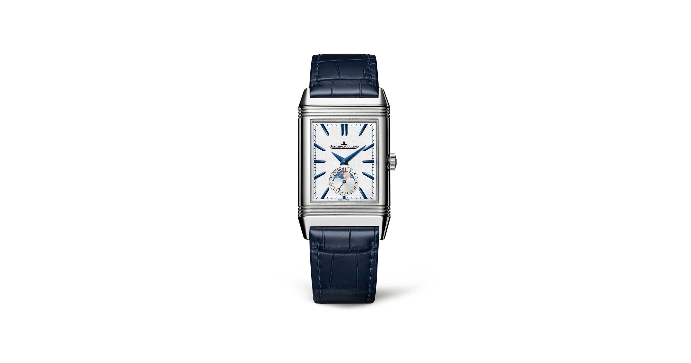 Jaeger-LeCoultre Stainless Steel Men Watch Manual winding Reverso Tribute Moon 3958420 | Jaeger-LeCoultre