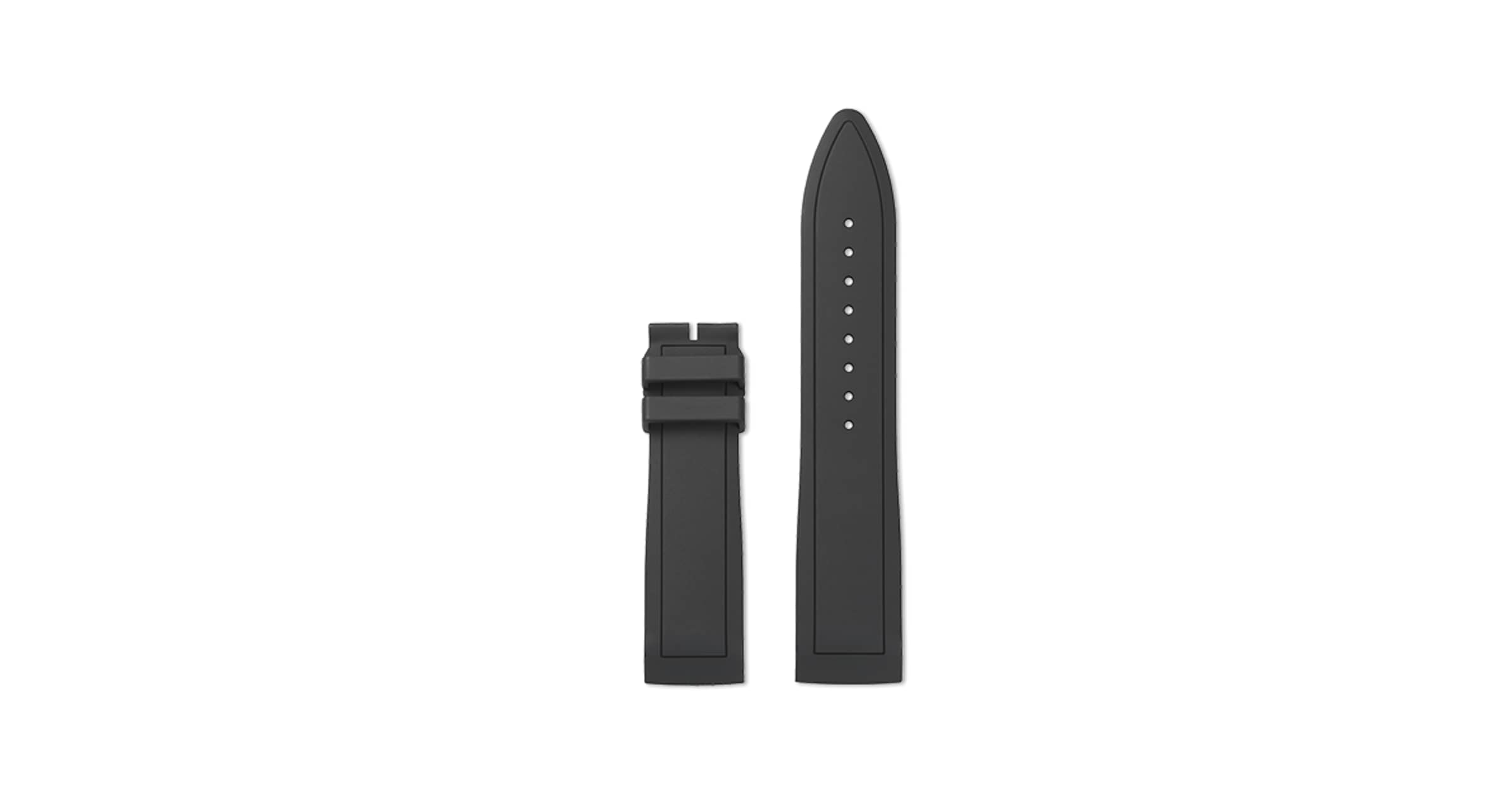 ジャガールクルト ラバーストラップ　ブラック21mm ジャガールクルト ラバーストラップ ブラック21mm 時計