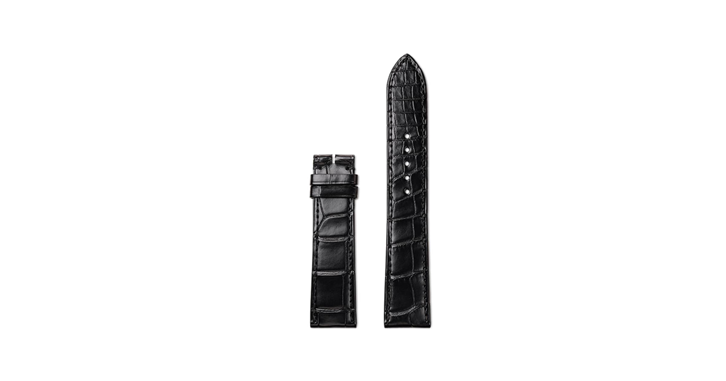 Alligator Leather Black strap QC21872F | Jaeger-LeCoultre
