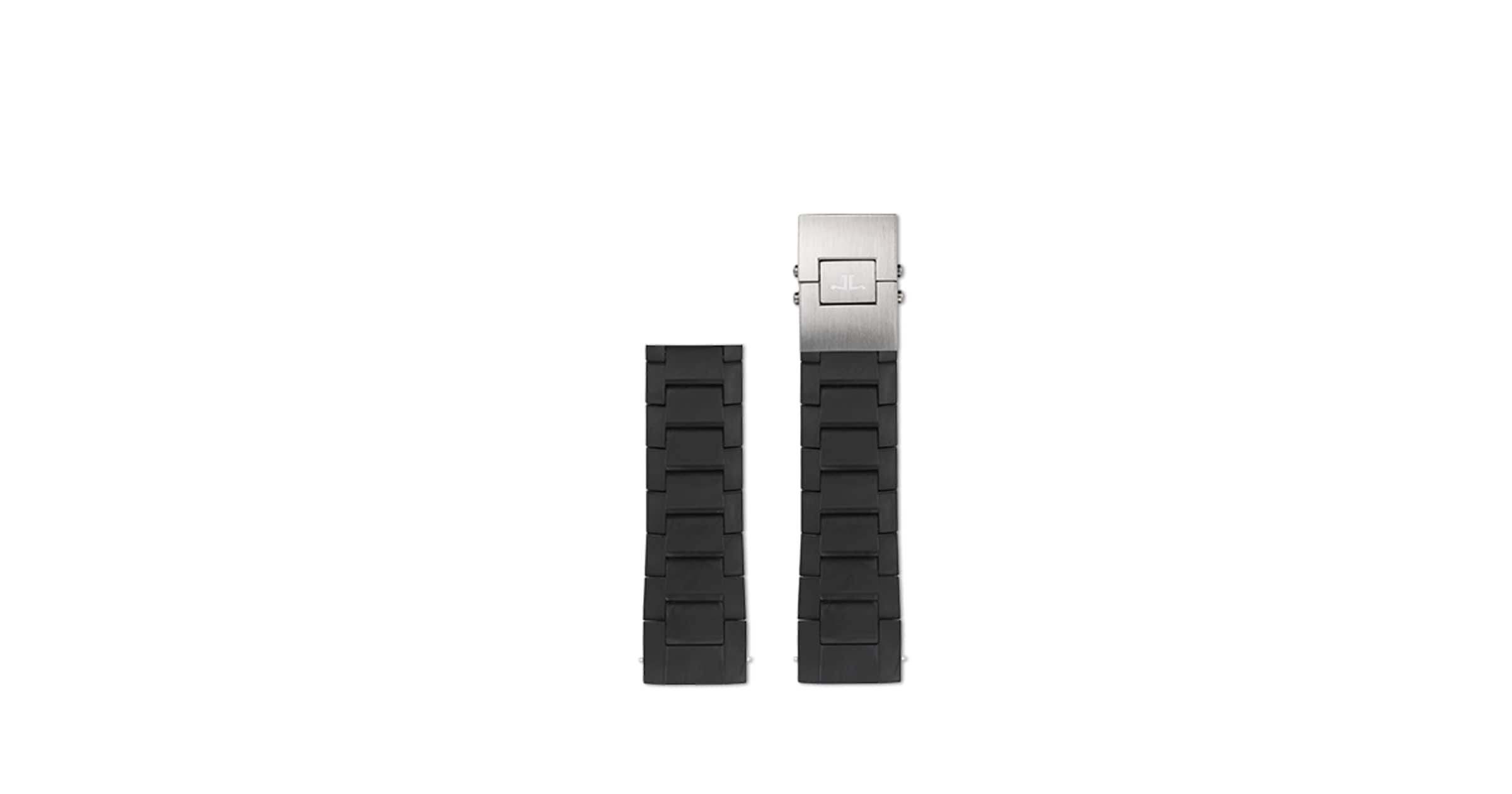 Black Rubber / Stainless Steel Strap QM33288A | Jaeger-LeCoultre