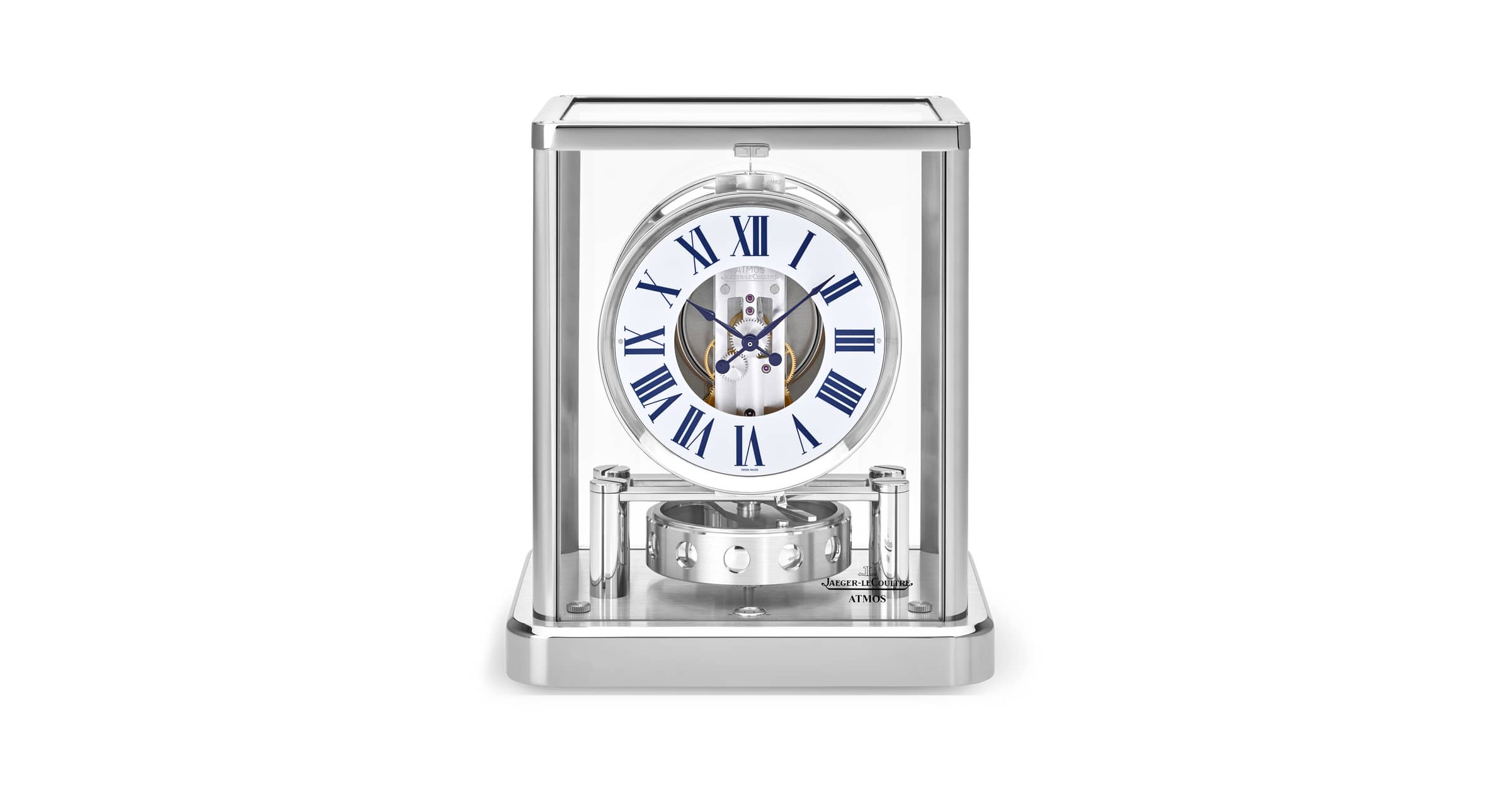 アトモス・クラシック5102201ロジウムプレートミックスウォッチ永久