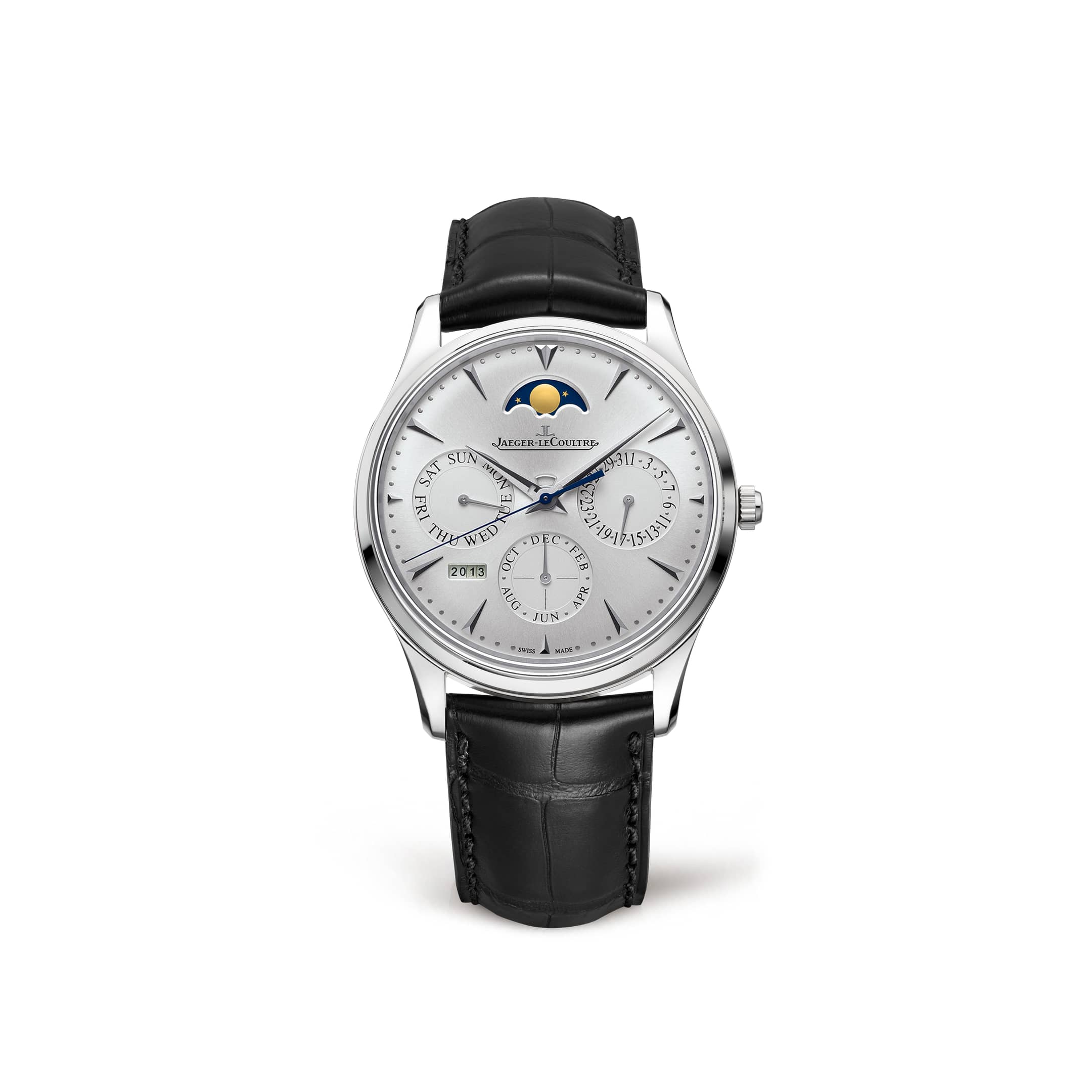 Stainless Steel Men Watch Automatic, self-winding Master Ultra Thin Perpetual 130842J | Jaeger-LeCoultre Stainless Steel Men Watch Automatic, self-winding Master Ultra Thin Perpetual 130842J | Jaeger-LeCoultre