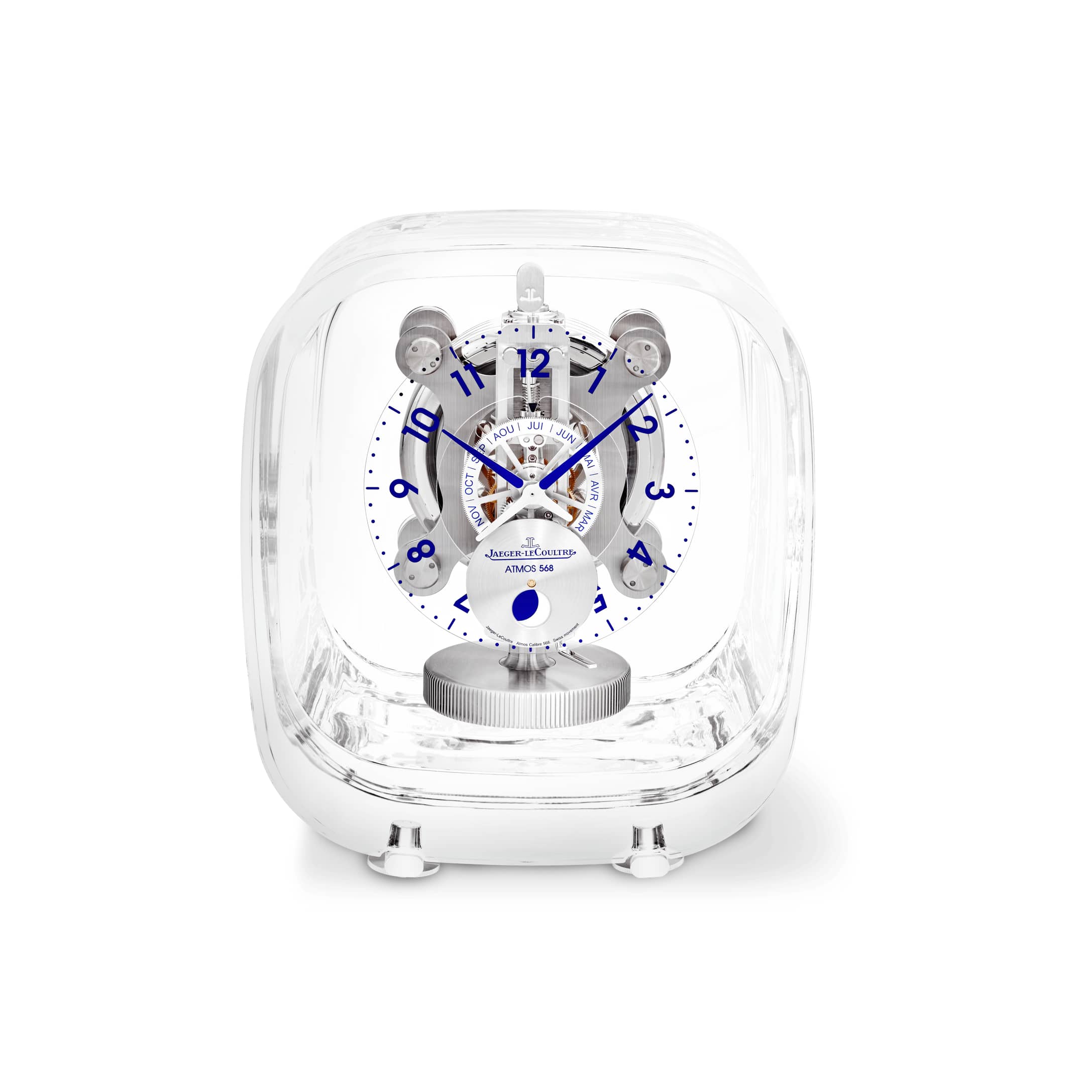 Baccarat Crystal Unisex Watch Perpetual movement Atmos 568 by Marc Newson  Q516510J