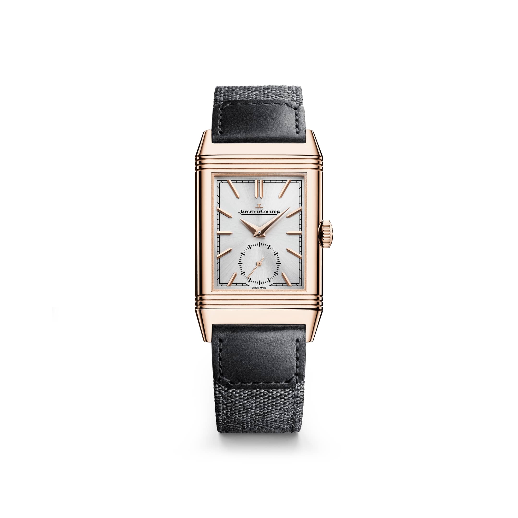 Pink Gold Men Watch Manual winding Reverso Tribute Small Seconds 