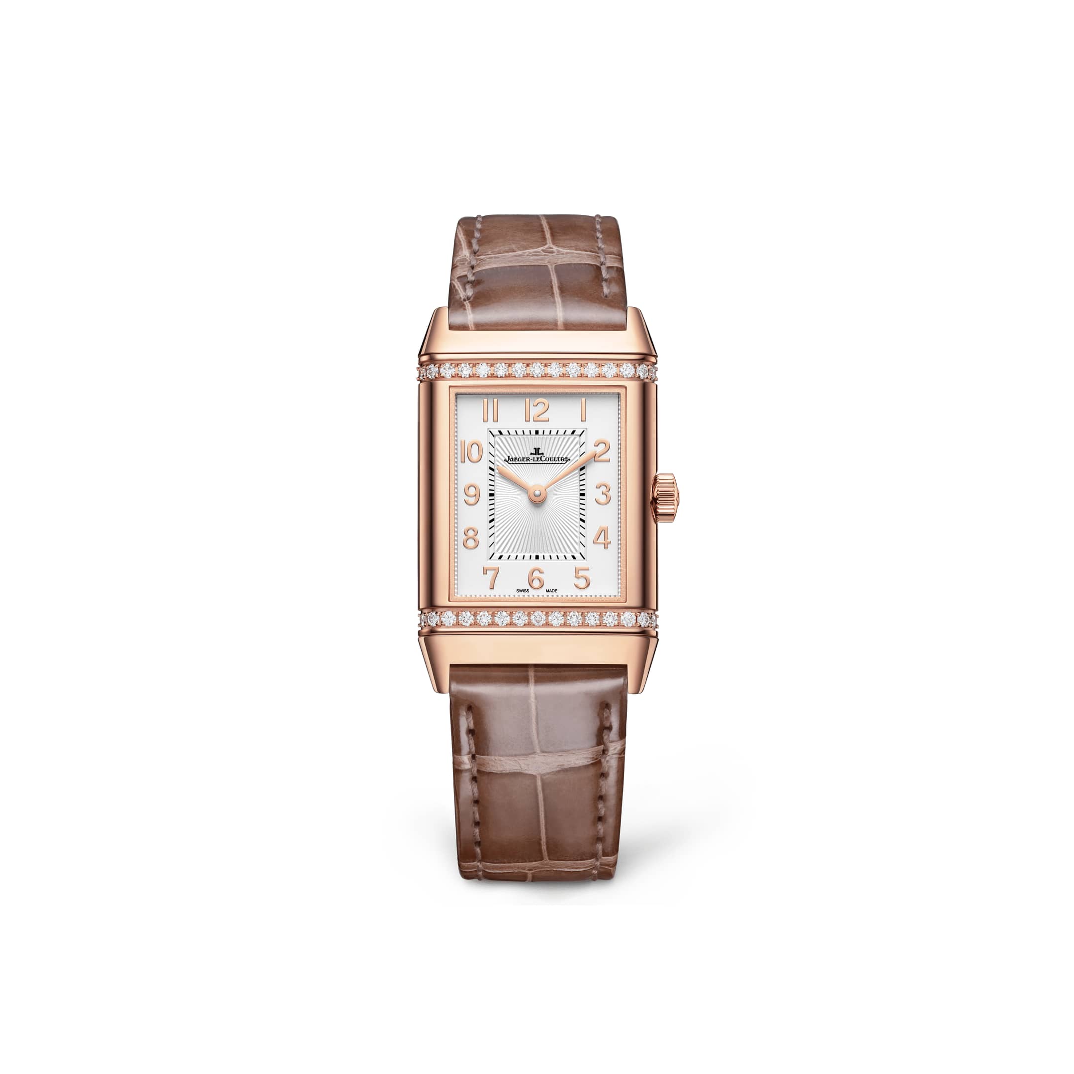 | Pink Classic Ladies self-winding Duetto 2572570 Reverso Gold Automatic, Watch Medium Jaeger-LeCoultre