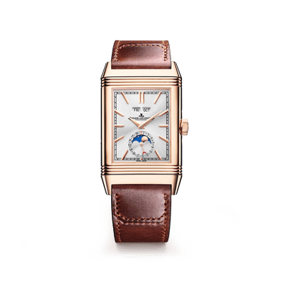 Pink Gold Men Watch Manual winding Reverso Tribute Small Seconds