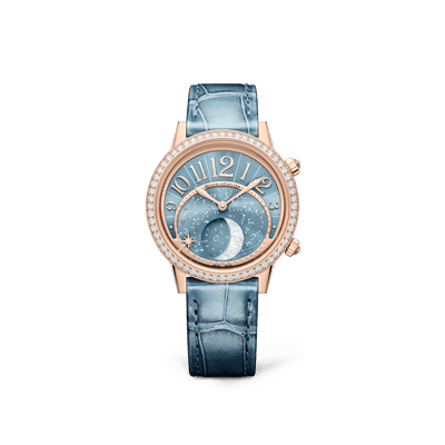 Pink Gold Ladies Watch Automatic self winding Rendez Vous Moon Serenity 3522480 Jaeger LeCoultre