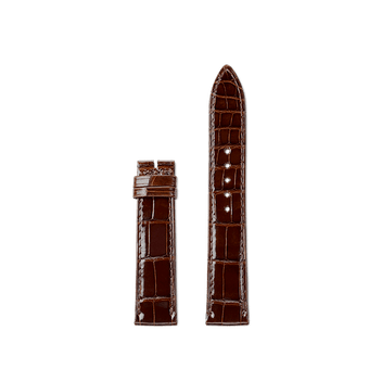 Chacon Chocolate Alligator Matte Strap