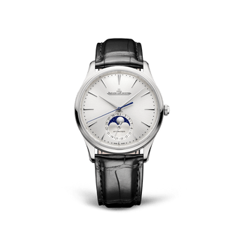 ジャガー・ルクルト JAEGER-LE COULTRE マスター ウルトラスリム ムーン39 Q1368470 SS/レザーベルト 自動巻き メンズ 腕時計 マスター・ウルトラスリム・ムーンQ1368430ステンレススチールメンズ