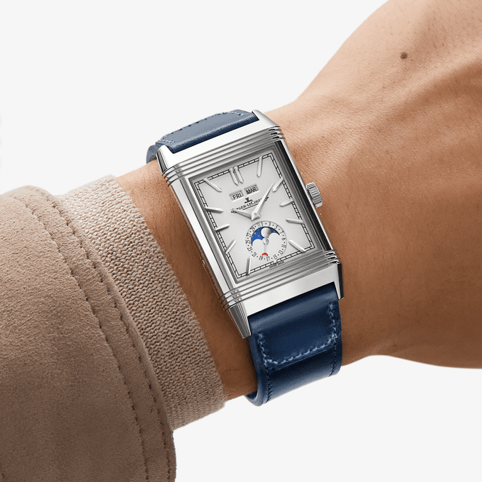 Stainless Steel Men Watch Manual winding Reverso Tribute Duoface Stainless Steel Men Watch Manual winding Reverso Tribute Duoface