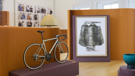 Jaeger-LeCoultre - Art Creation with a Bicycle and a painting for the Homo Faber Fellowship