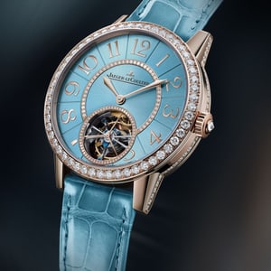 Levitation asset of the Rendez-Vous Jewellery Tourbillon with the serenity  blue dial - Q3412480