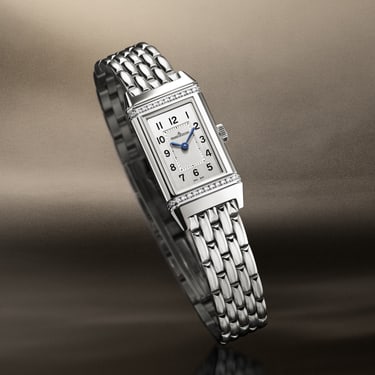 Stainless Steel Reverso Classic Monoface 'Origin' Woman Watch
