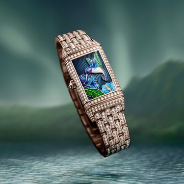 (sgs)LeCoultre レクルト　レディース腕時計用　化粧箱　2個 Pink Gold Full Set Reverso One 'Hibiscus Syriacus' Woman Watch