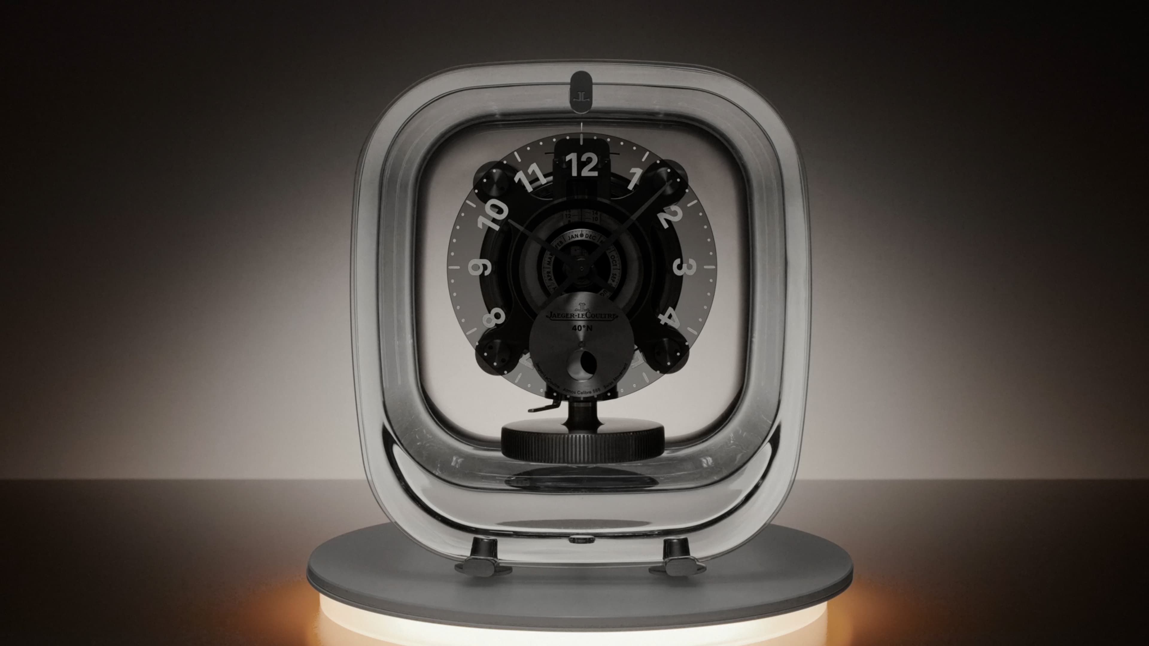 Baccarat Crystal Atmos 568 By Marc Newson Clock Q516511J | Jaeger