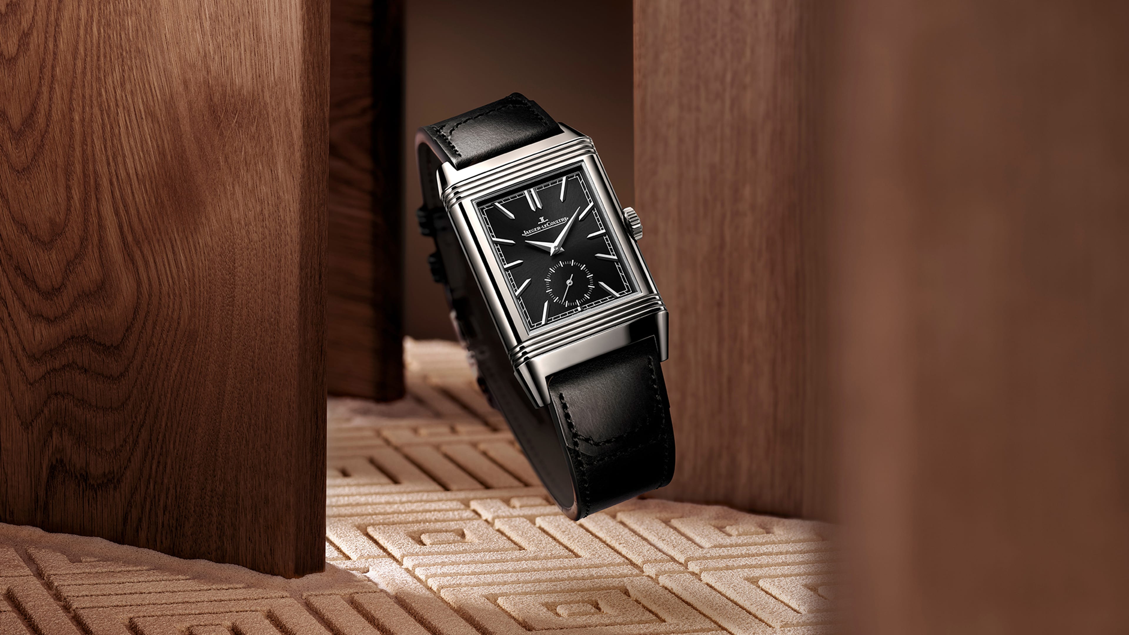 Stainless Steel Reverso Tribute Duoface Small Seconds Man