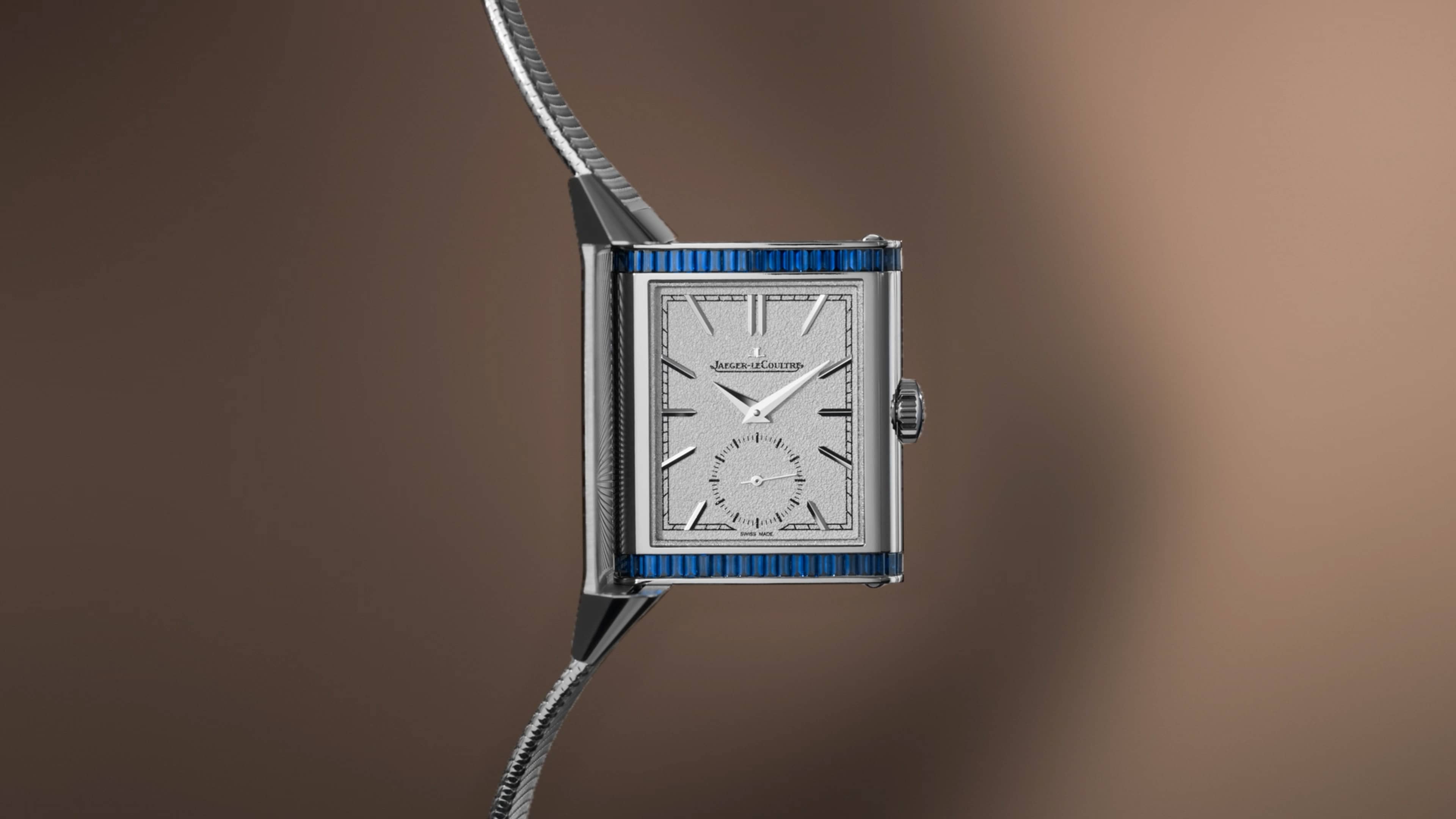 Pink Gold Reverso Tribute Monoface Small Seconds Or Deco Watch